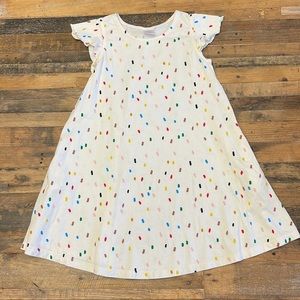 Girls Hanna Andersson Flutter Sleeve Dress